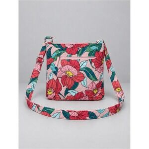 Vera Bradley Vintage Floral Hipster Crossbody Bag Purse Floral Quilted